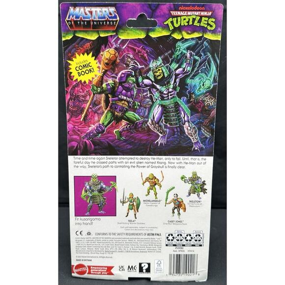 MOTU Masters of the Universe Origins Turtles of Grayskull Skeletor TMNT New - Picture 4 of 6